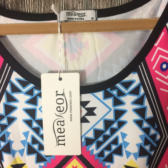 🌸Summer Maxi Dress Med Stretchy NWT G 10 - Picture 5 of 7